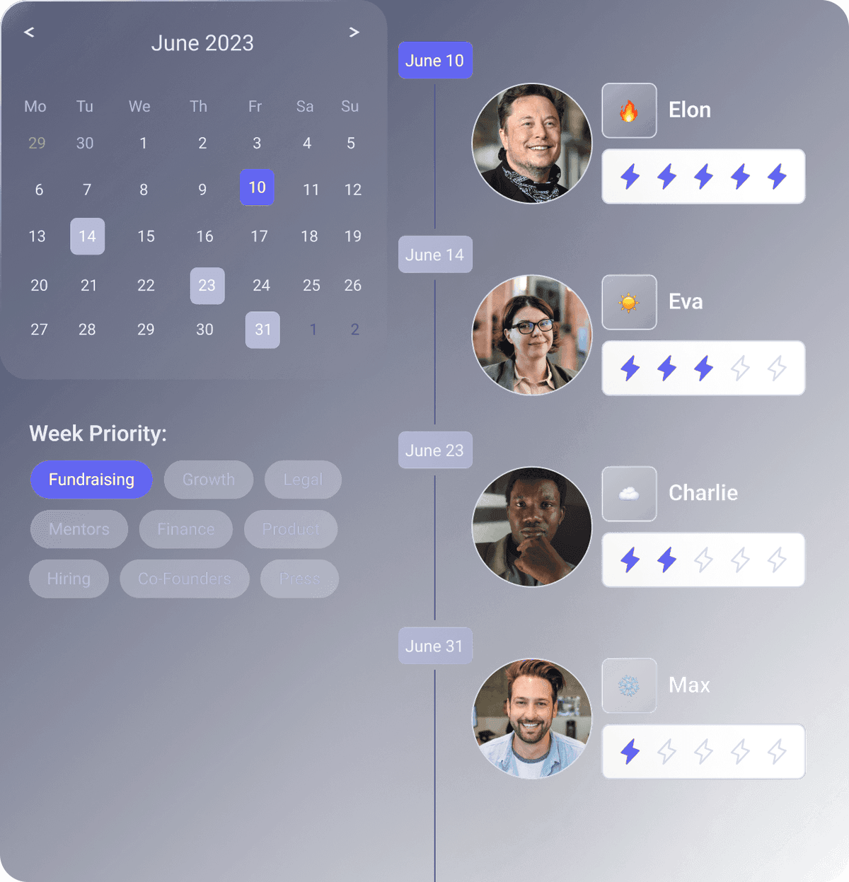 YourTurn calendar preview